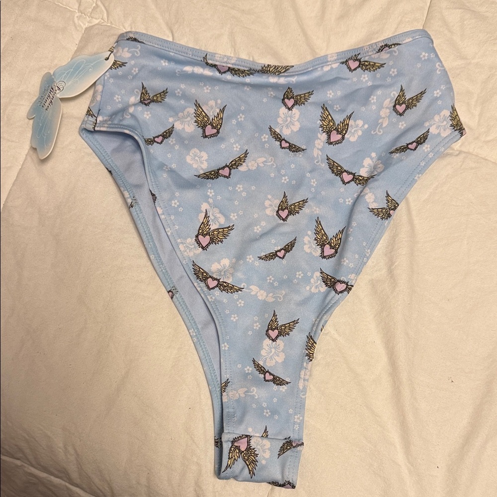 Victoria's Secret Light Blue Kids Bottoms with Angel Wings